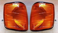 2 Feux Clignotants avants Mercedes 190 type W201 (1982-1993) Oranges NEUFS