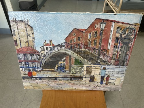 Peinture roland hamon pont - hamon,