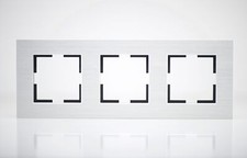 Plaque de finition métal alu