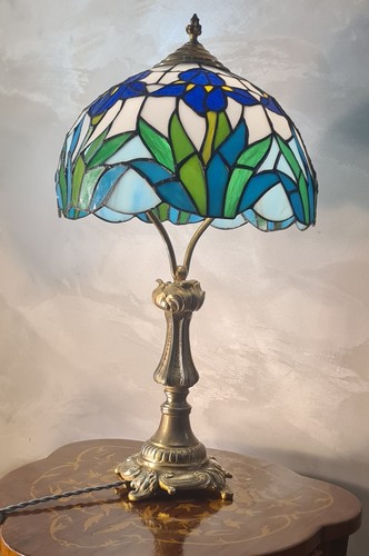 Lampe pied bronze - pied, ancien