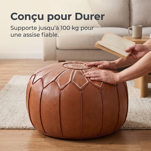 Pouf rangement pliant - pouf,