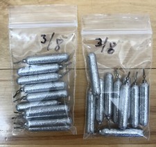 Drop Shot Weight, 3/8, Lead, 20 each