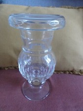 ANCIEN VASE PHOTOPHORE EN CRISTAL DE RUSSIE