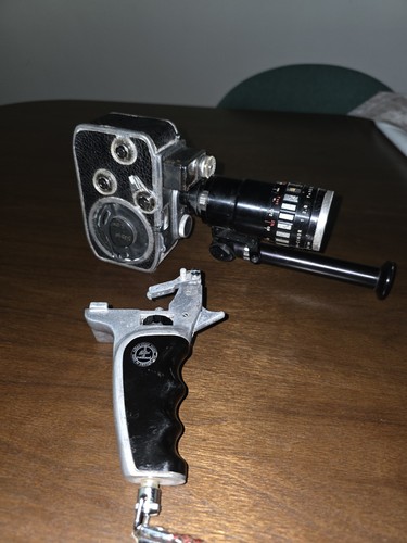 Bolex 8mm movie camera - b8,
