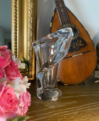 Vase cristal vannes tres - cristal, de