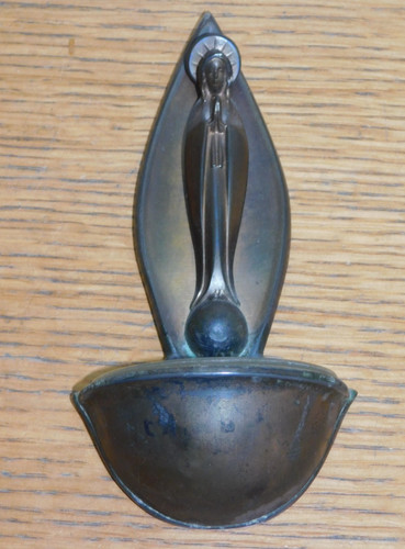 1980 vintage benitier metal - benitier, en