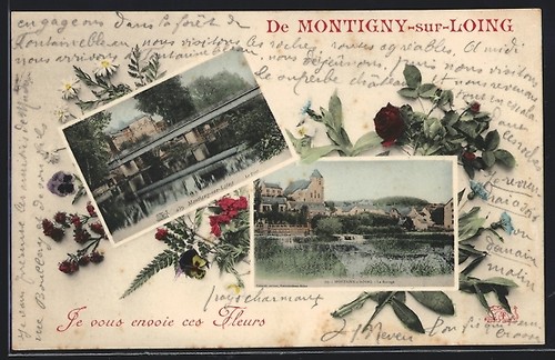 Cpa montigny sur loing - cpa, montigny-sur-loing,
