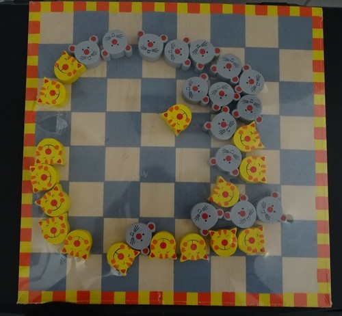 Jeu dames bois - dames, pour