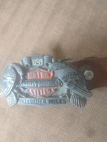 Ceinture cuir harley davidson - cuir,