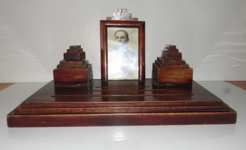 Art deco double wooden - deco, inkks