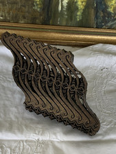 Ancien Tampon A Batik En Fer