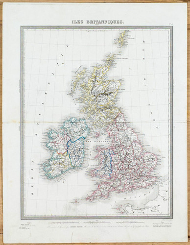 Iles britanniques carte - iles,
