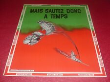 AVIATION AFFICHE ORIGINALE /