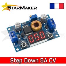 XL4015 Alimentation Step Down 5A 4-38V - Régulateur tension afficheur voltmètre