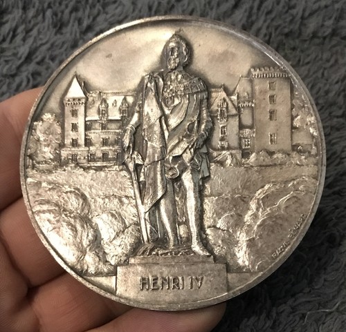 Medaille bronze henri iv - d'henri,