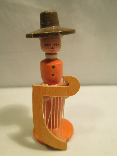 Ancienne figurine bois - figurine, en