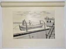 Gravure Marine Française "