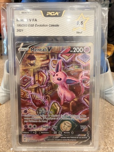 Carte pokémon mentali v - carte,