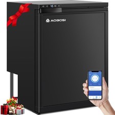 65L Glaciere Electrique, Glaciere a Compression avec APP, Eclairage LED, 12V/...