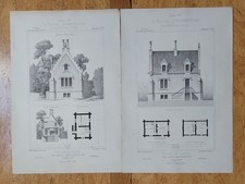 Dessins de la Maison, château d'Offémont, W, Raquin architecte
