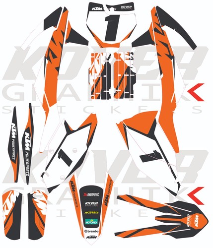 Kit déco moto ktm - kit, 250