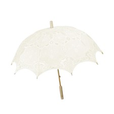 Parapluie de mariage brodé en