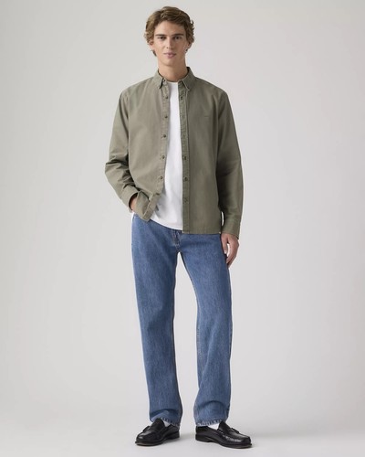 Levi straight blue denim - blue,