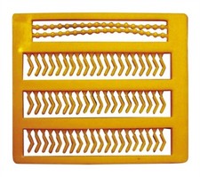 Arrets bouillettes doubles Thalydris jaune