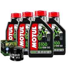 Kit/Tagliando Ducati 999 R 2003 2004 2005 2006 Motul 5100 15W50 + Filtre À Huile