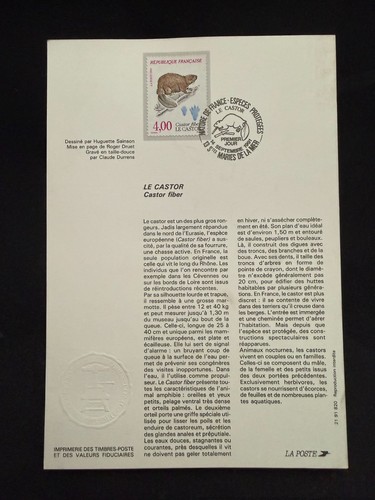 Encart philatélique 1er jour - encart,