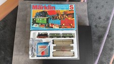 TRAIN HO MARKLIN 2920 COFFRET TRAIN SET LOCOMOTIVE VAPEUR + 2 WAGONS VOYAGEURS