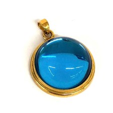Collier cabochon rond Lalique