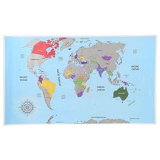 Décoration murale Mappemonde