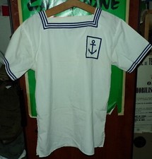 Mariniere blanche marine - la,