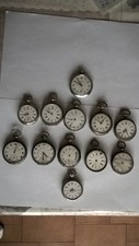 LOT 12 MONTRES GOUSSET  DONT 9 EN ARGENT MASSIF ET 3 EN METAL POUR PIECES 