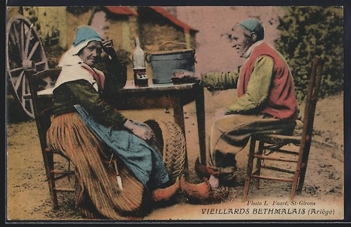 Cpa ariège vieillards - cpa, ariège,