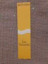 Carte Parfumée - Perfume Card . Biotherm - eau vitaminée 