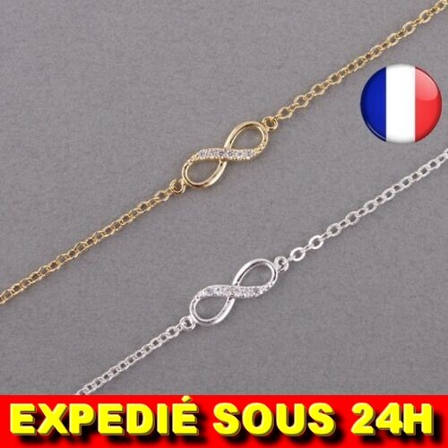 Bracelet chaine infinity - ✅,