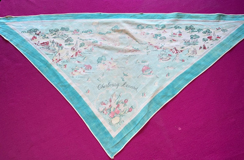 Ancien foulard tour cou - ancien,