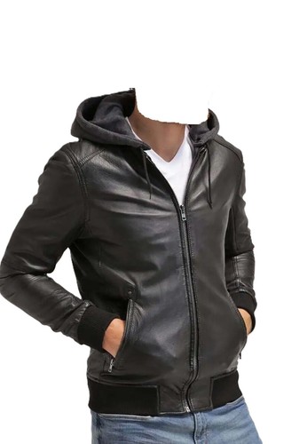 Blouson bombardier capuche - bombardier, à