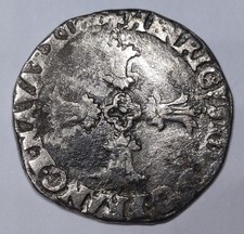 Rare Monnaie Argent, 1/8 Ecu