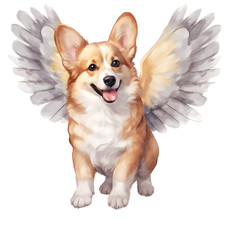 4Welsh Corgi Pembroke Ange Dog