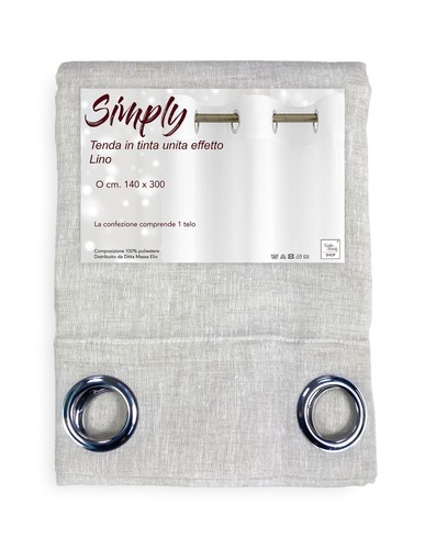 Rideau effet lin simply - lin,