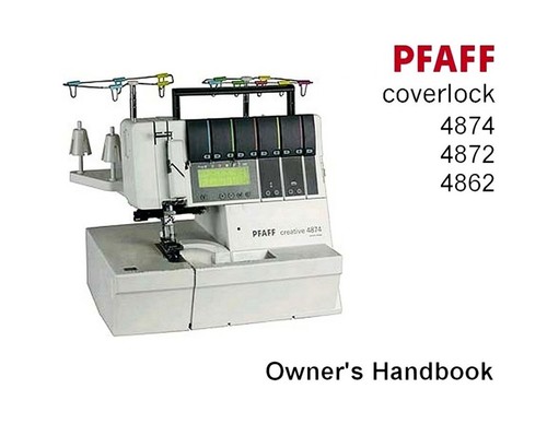Owner handbook for pfaff - handbook,