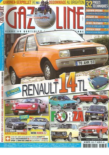 Gazoline 233 renault 14tl - n°233,