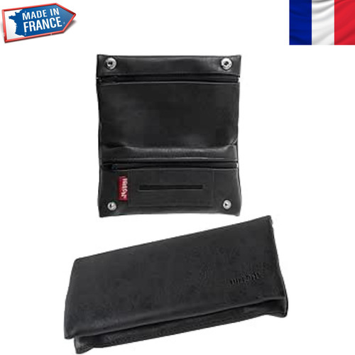 Blague tabac cuir noir - blague,
