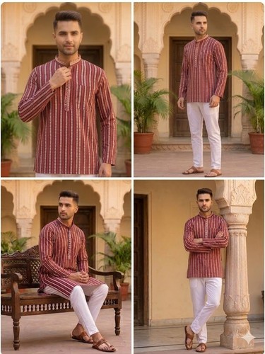 Chemise tunique indienne - , kurta