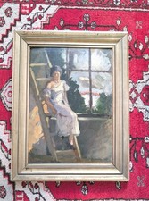 HSC Raphael DUBOIS (1888-1960) PORTRAIT FEMME IMPRESSIONNISTE