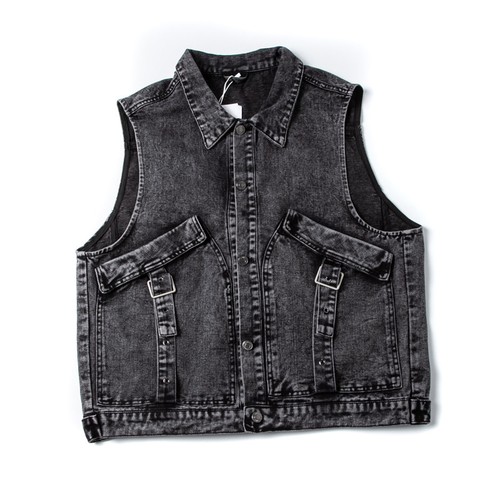 Gilet sans manches jean - manches,