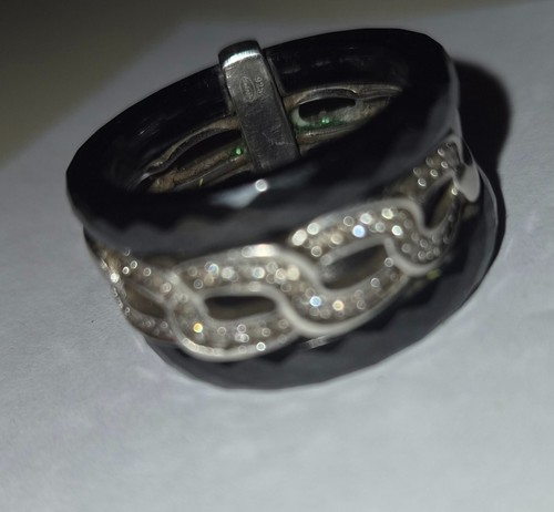 Bague argent 925 zirconium - bague,